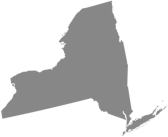 New York map highlight for filter